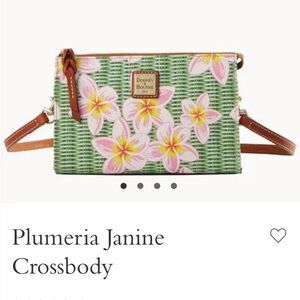 NWT Dooney & Bourke Plumeria Janine Crossbody Bag